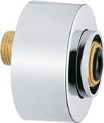 GROHE S-koppeling - 1/2 x 3/4 - Schroefrozet, Verzenden, Nieuw