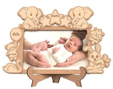 Geboorte (foto) borden, Kinderen en Baby's, Kraamcadeaus en Geboorteborden, Kraamcadeau, Nieuw