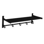 Handdoekrek Best Design Nero 60x22.5x15.5cm Clips-Black Mat, Ophalen of Verzenden, Nieuw, Bad