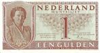 Bankbiljet 1 gulden 1949 Juliana Prachtig, Postzegels en Munten, Bankbiljetten | Nederland, Verzenden