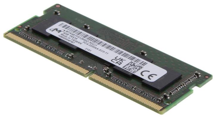 Micron 4GB DDR4 Laptopgeheugen – 3200 MHz SODIMM |, Computers en Software, RAM geheugen, Nieuw, Ophalen of Verzenden