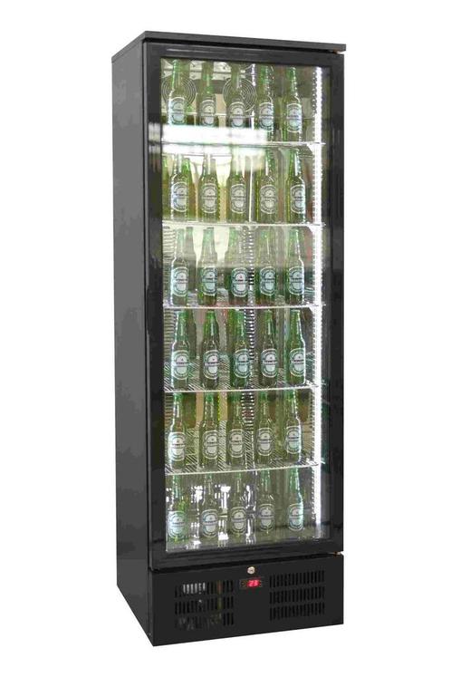 CombiSteel Drankenkoeling | 315L | Zwart | Geforceerd | 600x, Witgoed en Apparatuur, Koelkasten en IJskasten, Ophalen of Verzenden