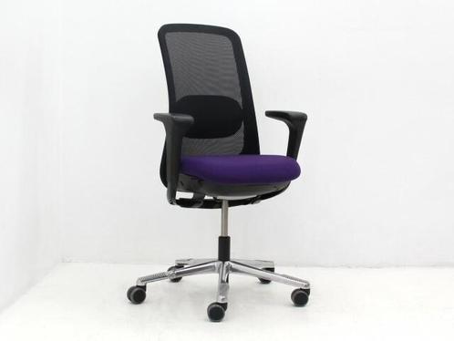 Bureaustoel Håg Sofi 7500 - bekleding paars - rug netwave -, Huis en Inrichting, Bureaus, Gebruikt, Ophalen of Verzenden