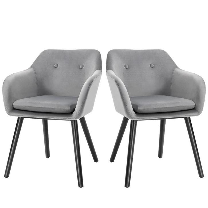 TRUUSK Eetkamerstoelen - Aantrekkelijk Design - Metalen Stru, Huis en Inrichting, Stoelen, Nieuw, Verzenden