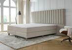 ACTIE! Boxspring Palermo 160 200 Beige, Verzenden, Beige, 200 cm, Modern