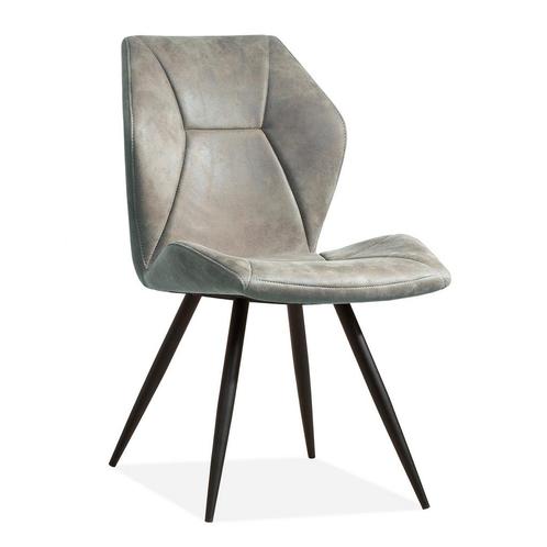 *WOONWINKEL* Lichtgrijze Kuipstoel Industrieel, Huis en Inrichting, Stoelen, Grijs, Nieuw, Stof, Verzenden