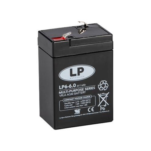 Landport (LP) VRLA-LP accu 6 volt 6,0 ah LP6-6,0, Computers en Software, Noodvoedingen (UPS), Nieuw, Ophalen of Verzenden