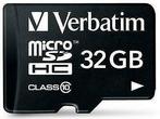 Verbatim | MicroSDHC | 32 GB | 90 MB/s | Premium, Audio, Tv en Foto, Fotografie | Geheugenkaarten, Nieuw, Verzenden