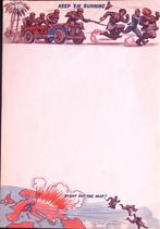 KEEP EM RUNNING - A4 briefpapier (lijst optie), Verzamelen, Verzenden