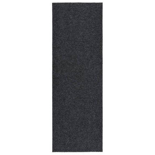vidaXL Droogloopmat 100x300 cm antracietkleurig, Huis en Inrichting, Stoffering | Tapijten en Kleden, Nieuw, Verzenden