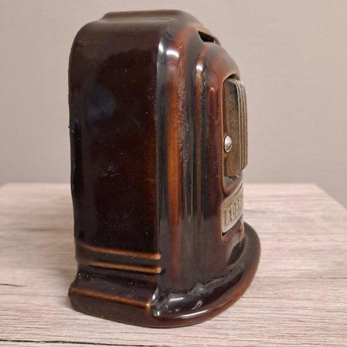 fobrux - Spaarpot - Smeedijzer - Miniatuurstoof /spaarpot, Antiek en Kunst, Kunst | Designobjecten