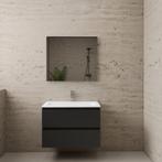 ACTIE BWS Badmeubel | Paris | Antraciet 80 cm | Hoogglans, Ophalen of Verzenden, Nieuw, Bad
