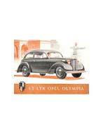 1938 OPEL OLYMPIA BROCHURE DUITS, Nieuw, Opel, Author