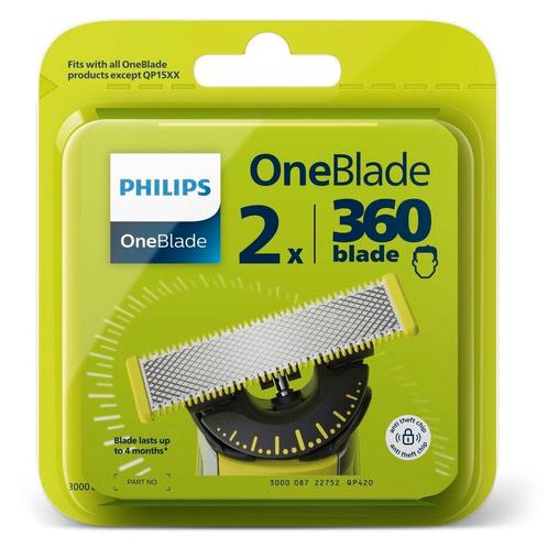Philips OneBlade 360 QP420/50 Navulmesjes, Witgoed en Apparatuur, Persoonlijke-verzorgingsapparatuur, Nieuw, Verzenden