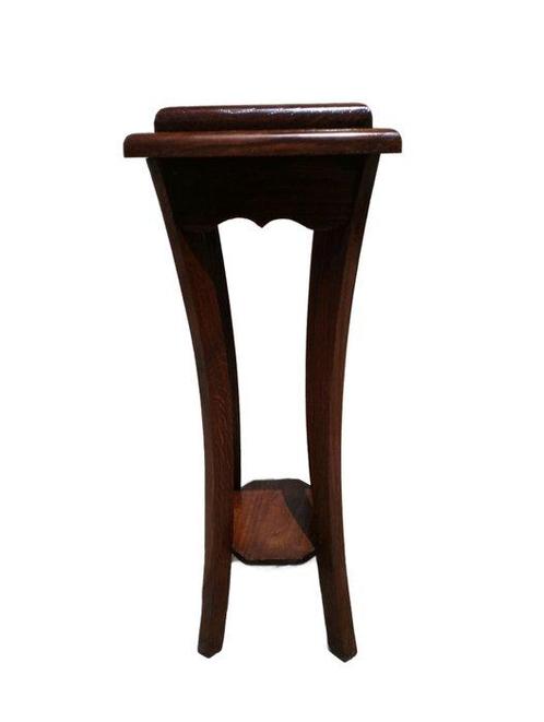 Plantentafel - Hout - Vintage, Antiek en Kunst, Curiosa en Brocante