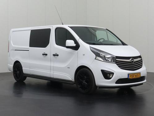 Opel Vivaro 1.6CDTI 145PK Lang Dubbele Cabine Sport | 2xSchu, Auto's, Bestelauto's, Lease, Overige kleuren, Handgeschakeld, Wit