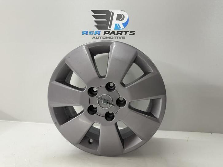 Velg aluminium - 15 inch - 7 Spaak - Zilver - Opel Meri..., Auto-onderdelen, Banden en Velgen, Nieuw, Verzenden