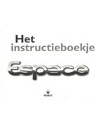 1998 RENAULT ESPACE INSTRUCTIEBOEKJE NEDERLANDS, Auto diversen, Handleidingen en Instructieboekjes