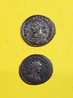 Romeinse Rijk Lot of 2 Æ Antoniniani Probus & Carus (Zonder