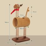 TRUUSK Krabpaal 98 cm - Hertontwerp - Hol en Speelbal - Jute, Dieren en Toebehoren, Katten-accessoires, Verzenden, Nieuw