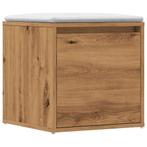 vidaXL Opbergbox met lade 40,5x40x40 cm bewerkt hout, Verzenden, Nieuw