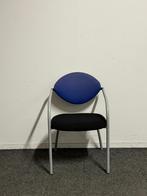Vepa - Alpine - Vergaderstoel - Blauw/Zwart - Zilvergrijs fr, Vergader- of Presentatieruimte, Ophalen of Verzenden, Gebruikt, Stoel