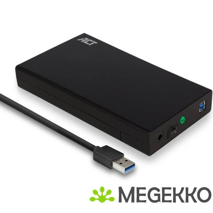 ACT 3,5 inch  SATA harde schijf behuizing, schroefloos, USB, Computers en Software, Computerbehuizingen, Nieuw, Verzenden