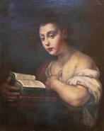 Scuola toscana (XVIII) - Giovane con libro - NO RESERVE, Antiek en Kunst