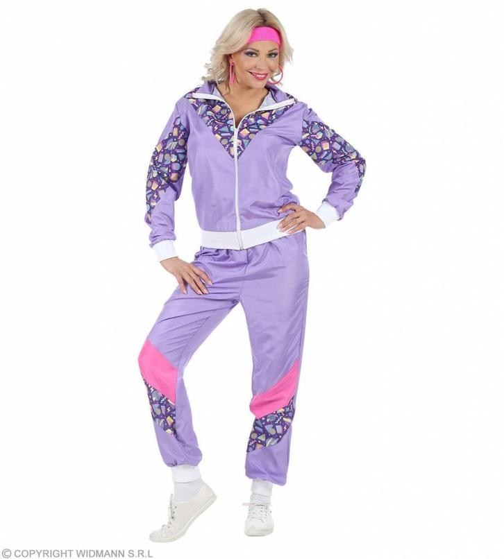 Trainingspak Paars Dames, Kleding | Dames, Carnavalskleding en Feestkleding, Nieuw, Ophalen of Verzenden