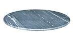 Franse bistrotafel marmer blad gietijzer onderstel 60 cm, Huis en Inrichting, 50 tot 100 cm, Nieuw, Overige materialen, Rond