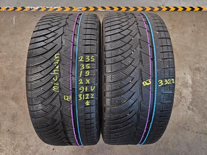 235/35/19 91V* MICHELIN WINTERBANDEN 6,3MM PROFIEL DEMO 2X, Auto-onderdelen, Banden en Velgen, 19 inch, Erkend duurzaam, Winterbanden