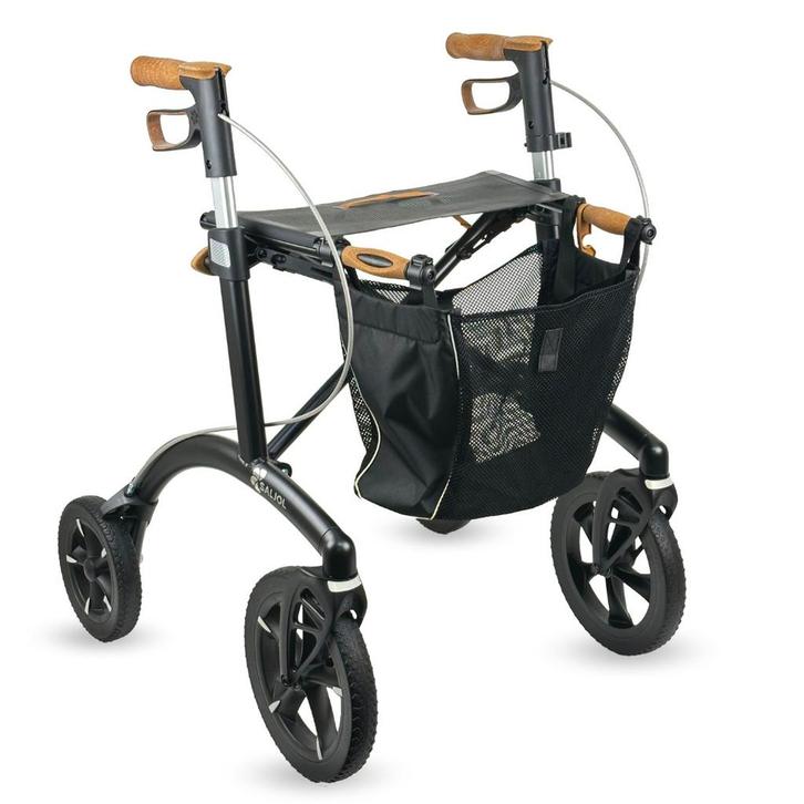 Saljol Allround Rollator AR62 - Magic Black M, Diversen, Rollators, Nieuw, Ophalen of Verzenden