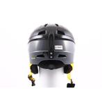 48 49 50 51 52 skihelm/snowboardhelm SLOKKER, Black/grey/yel, Verzenden, Gebruikt