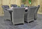 Akron Ovale Tafel 220 Keramischblad met 6 Darwin St SHOWROOM