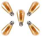 Kooldraadlamp 5 stuks E27 - ST64 amber - LED 4W~38W traditio, Huis en Inrichting, Verzenden, Nieuw