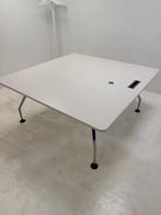 Vitra Ad Hoc design tafel gebruikt 160x160 wit, Overige plaatsen, Gebruikt, Ophalen of Verzenden, Tafel