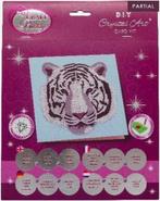 Crystal Art Diamond Painting Kaart Witte Tijger, Ophalen of Verzenden, Nieuw