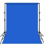 Katoenen Achtergronddoek - 3m x 5m - Blauw, Nieuw, Verzenden