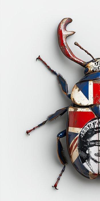 F2B - Beetle Sex pistols 1I8, Antiek en Kunst, Kunst | Designobjecten