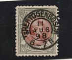Nederland 1893/1896 - 5 Gulden bronsgroen/bruinrood - NVPH, Gestempeld