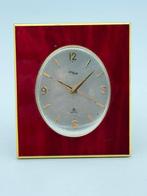 Wekker - imhof - Messing - 1950-1960 - emaille rood 8 dagen