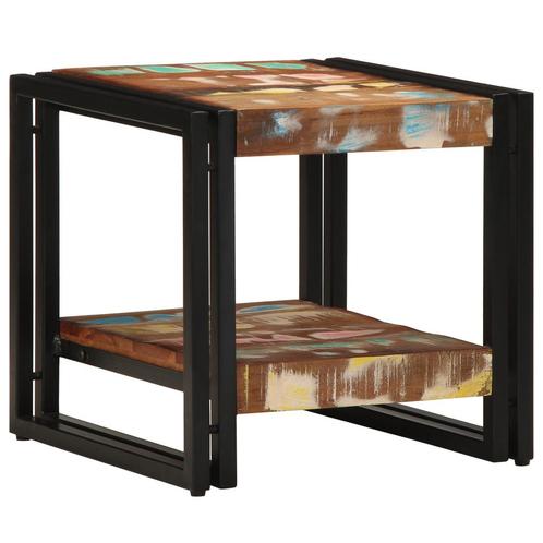 vidaXL Salontafel 40x50x38 cm massief gerecycled hout, Huis en Inrichting, Tafels | Salontafels, 50 tot 100 cm, Nieuw, 50 tot 100 cm