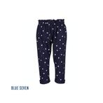 Joggingbroek - donkerblauw witte bloemen - maten: 68, 80, 86, Kinderen en Baby's, Verzenden, Nieuw, Blue Seven, Meisje