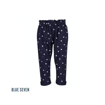 Joggingbroek - donkerblauw witte bloemen - maten: 68, 80, 86 beschikbaar voor biedingen