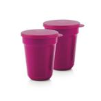 Tupperware 2 Aloha Bekers 470 ml PaarsRoze, Ophalen of Verzenden, Nieuw