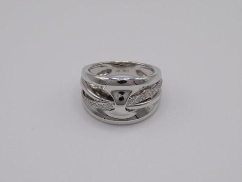 14 karaat Witgoud - Ring - 0.25 ct, Sieraden, Tassen en Uiterlijk, Antieke sieraden