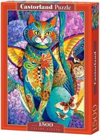 Feline fiesta Puzzel (1500 stukjes) | Castorland - Puzzels, Hobby en Vrije tijd, Denksport en Puzzels, Verzenden, Nieuw