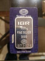 100 gram - Zilver .999 - IGR, Turkey - Verzegeld en met, Postzegels en Munten, Edelmetalen en Baren