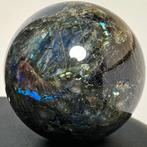 Fine Labradorite Sphere Bol - Hoogte: 10.7 cm - Breedte:, Verzamelen, Mineralen en Fossielen