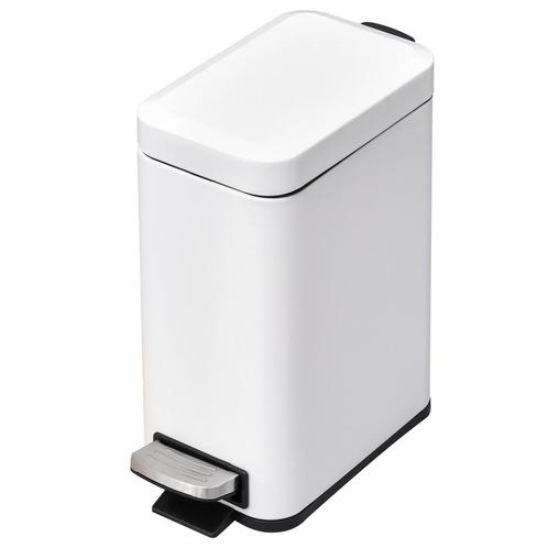 TRUUSK Metalen Prullenbak, Afvalbak, Inhoud 5 Liter, Met Voe, Huis en Inrichting, Woonaccessoires | Prullenbakken, Nieuw, Verzenden